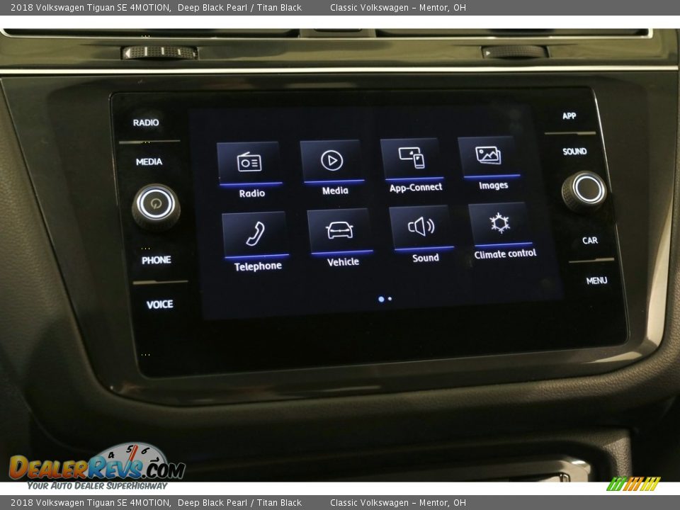 2018 Volkswagen Tiguan SE 4MOTION Deep Black Pearl / Titan Black Photo #14