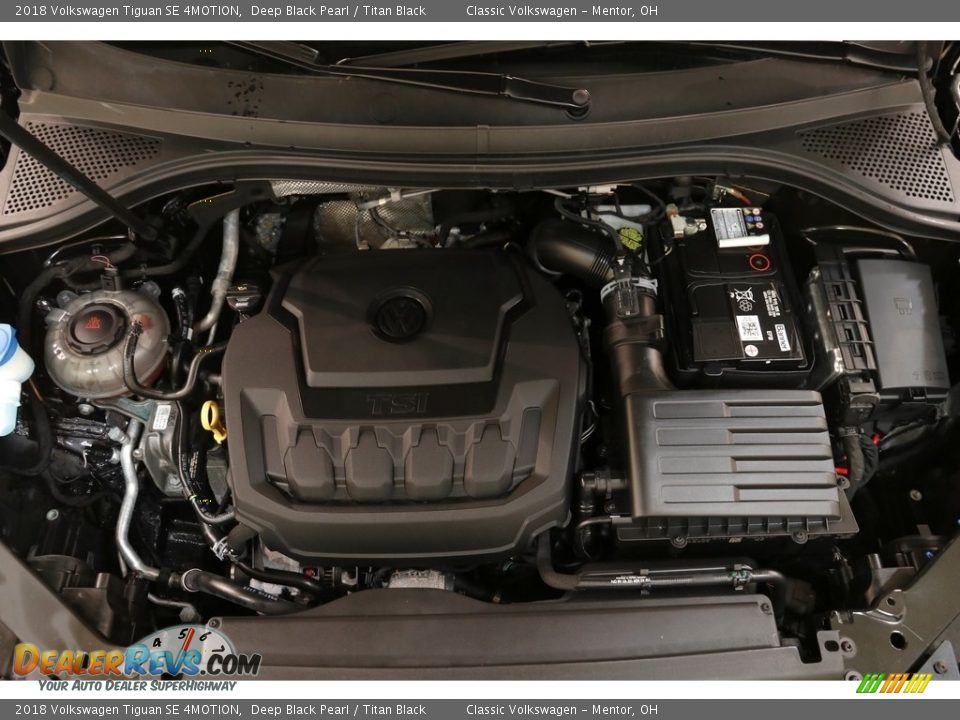 2018 Volkswagen Tiguan SE 4MOTION Deep Black Pearl / Titan Black Photo #21