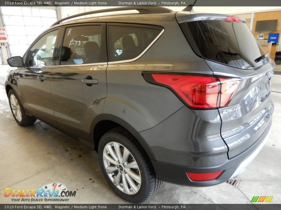2019 Ford Escape SEL 4WD Magnetic / Medium Light Stone Photo #4