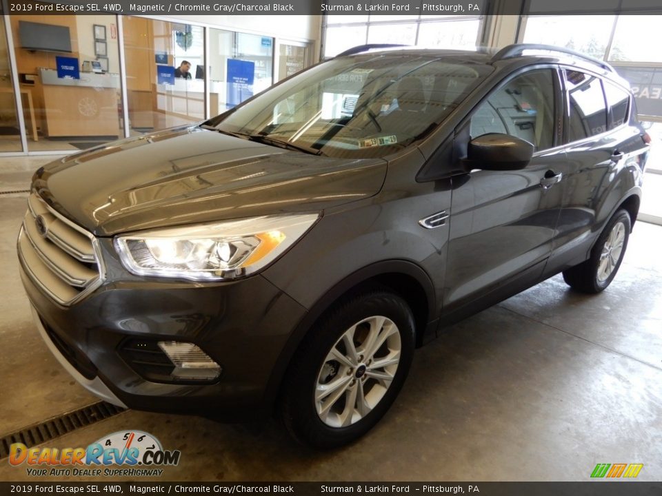 2019 Ford Escape SEL 4WD Magnetic / Chromite Gray/Charcoal Black Photo #5