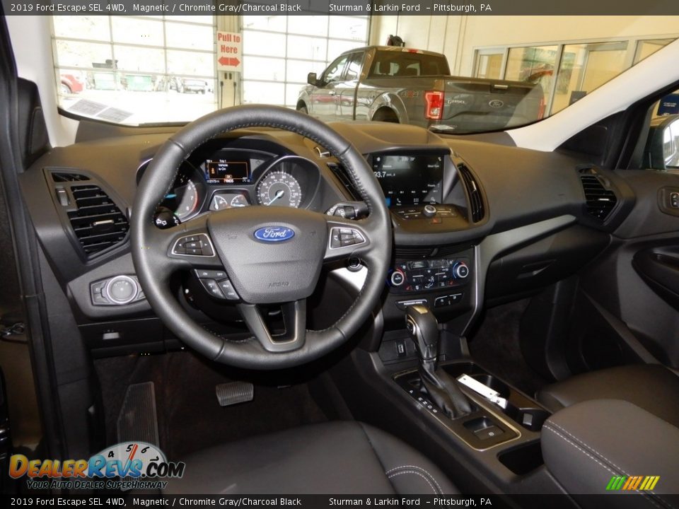 2019 Ford Escape SEL 4WD Magnetic / Chromite Gray/Charcoal Black Photo #9
