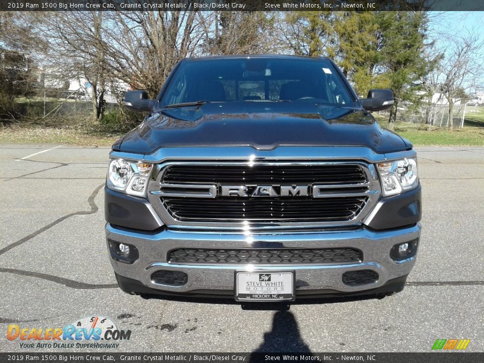 2019 Ram 1500 Big Horn Crew Cab Granite Crystal Metallic / Black/Diesel Gray Photo #3