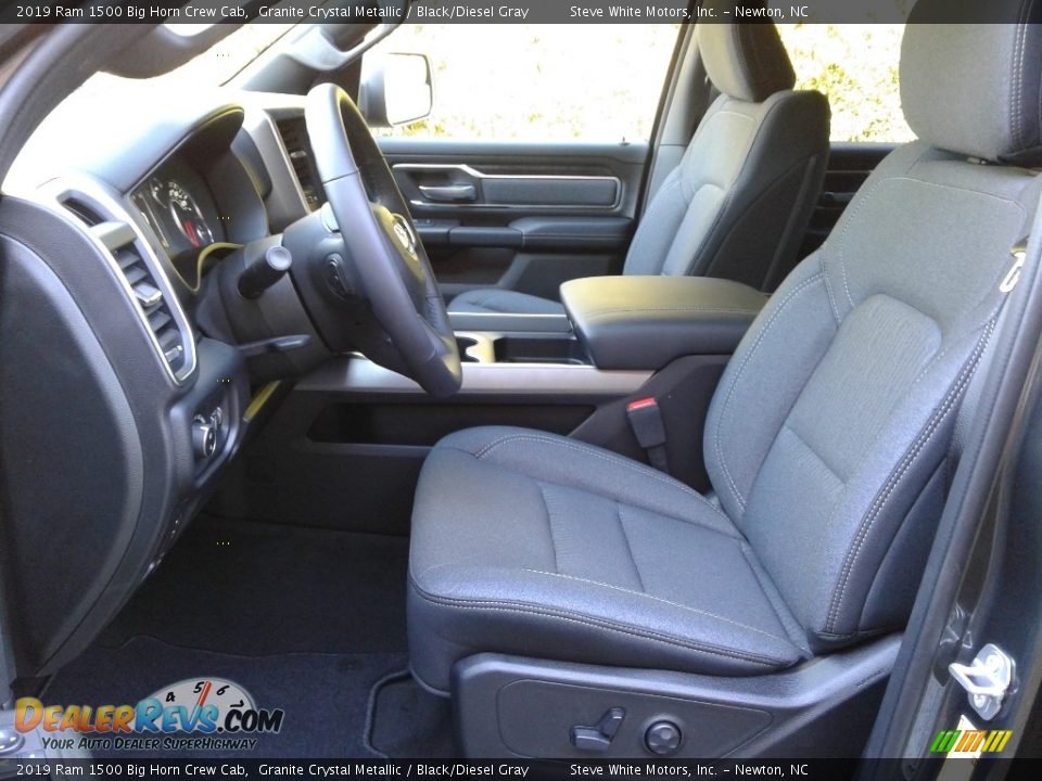 2019 Ram 1500 Big Horn Crew Cab Granite Crystal Metallic / Black/Diesel Gray Photo #10