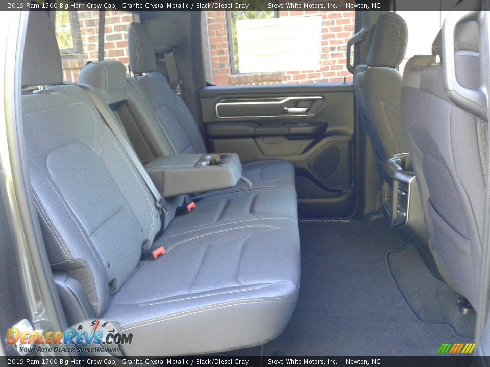 2019 Ram 1500 Big Horn Crew Cab Granite Crystal Metallic / Black/Diesel Gray Photo #14