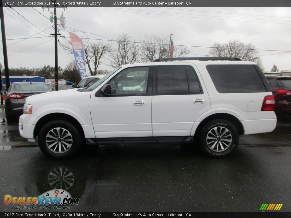 2017 Ford Expedition XLT 4x4 Oxford White / Ebony Photo #4