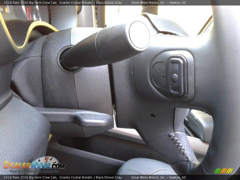 2019 Ram 1500 Big Horn Crew Cab Granite Crystal Metallic / Black/Diesel Gray Photo #17