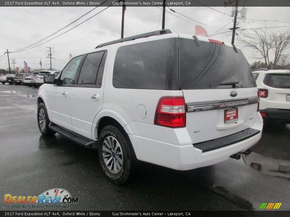 2017 Ford Expedition XLT 4x4 Oxford White / Ebony Photo #5
