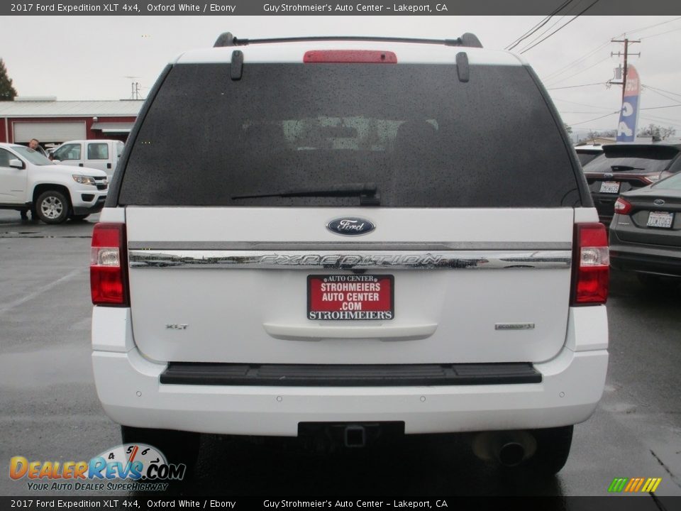 2017 Ford Expedition XLT 4x4 Oxford White / Ebony Photo #6