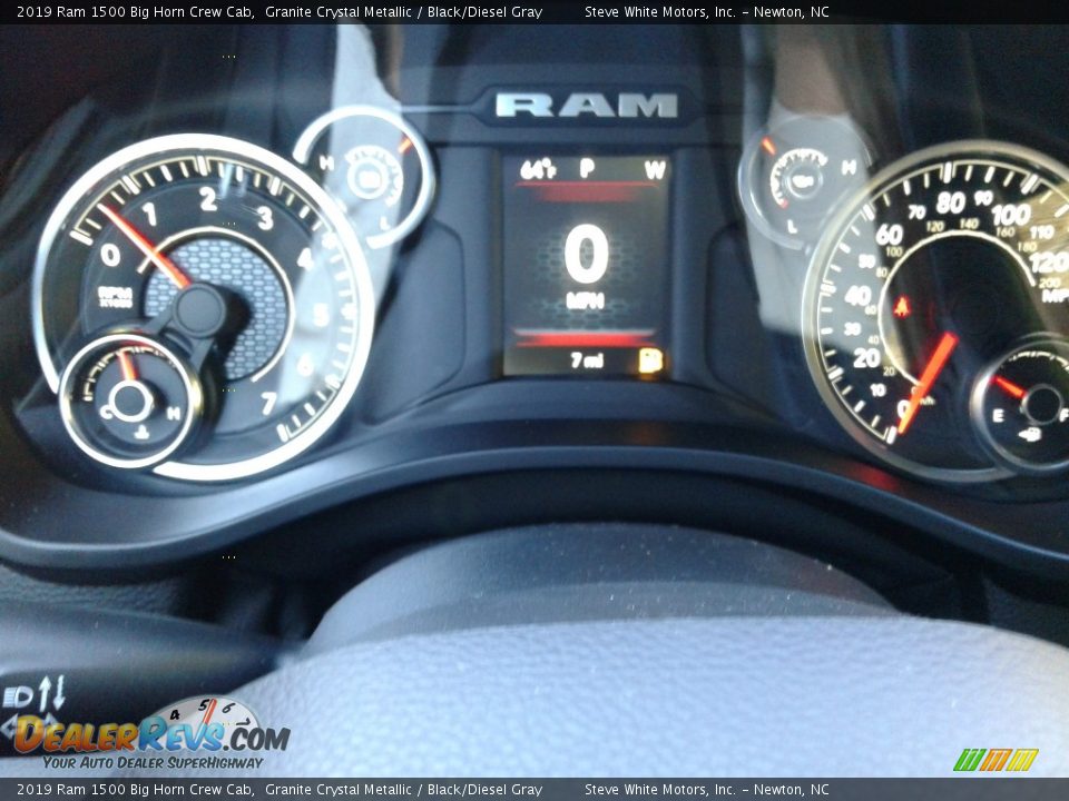 2019 Ram 1500 Big Horn Crew Cab Granite Crystal Metallic / Black/Diesel Gray Photo #20