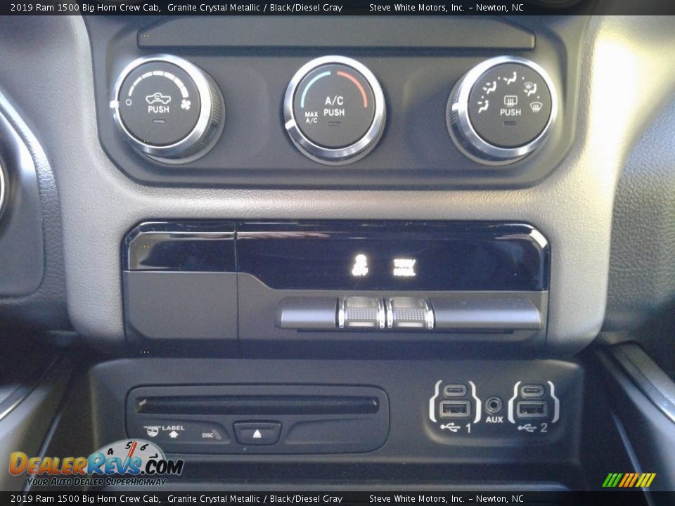 2019 Ram 1500 Big Horn Crew Cab Granite Crystal Metallic / Black/Diesel Gray Photo #27