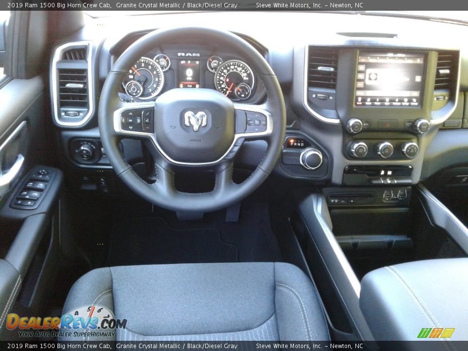 2019 Ram 1500 Big Horn Crew Cab Granite Crystal Metallic / Black/Diesel Gray Photo #29