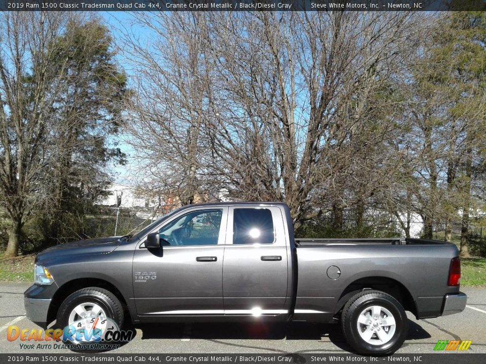 2019 Ram 1500 Classic Tradesman Quad Cab 4x4 Granite Crystal Metallic / Black/Diesel Gray Photo #1