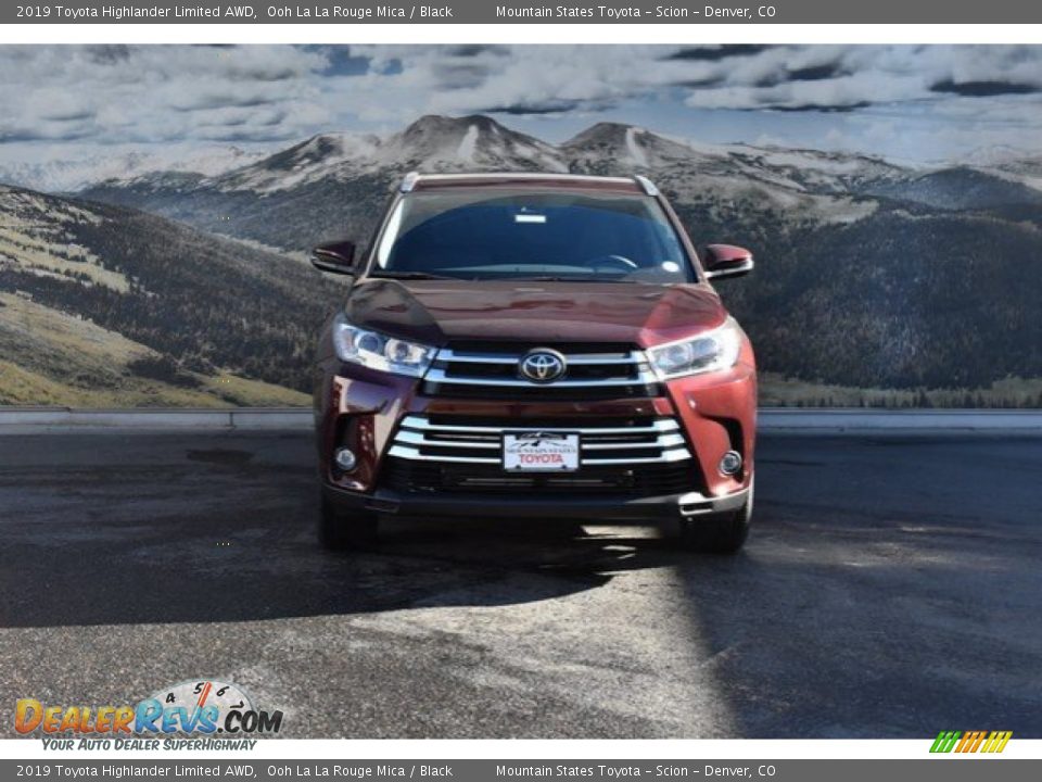2019 Toyota Highlander Limited AWD Ooh La La Rouge Mica / Black Photo #2
