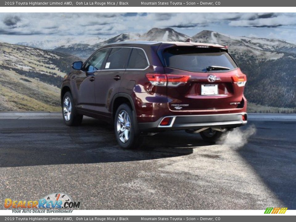 2019 Toyota Highlander Limited AWD Ooh La La Rouge Mica / Black Photo #3