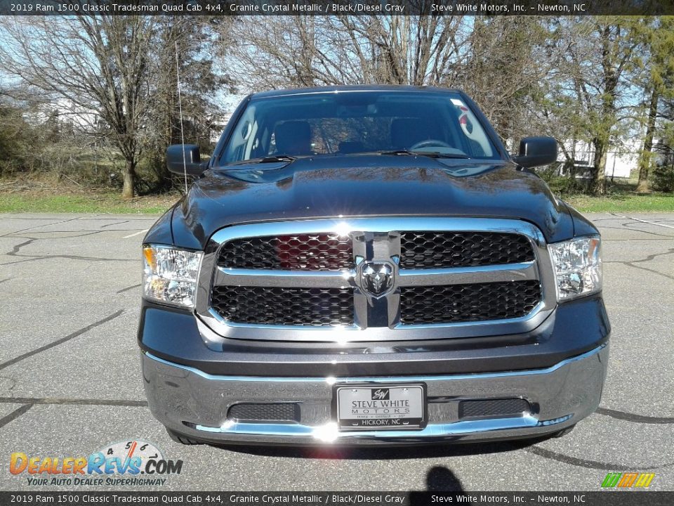 2019 Ram 1500 Classic Tradesman Quad Cab 4x4 Granite Crystal Metallic / Black/Diesel Gray Photo #3