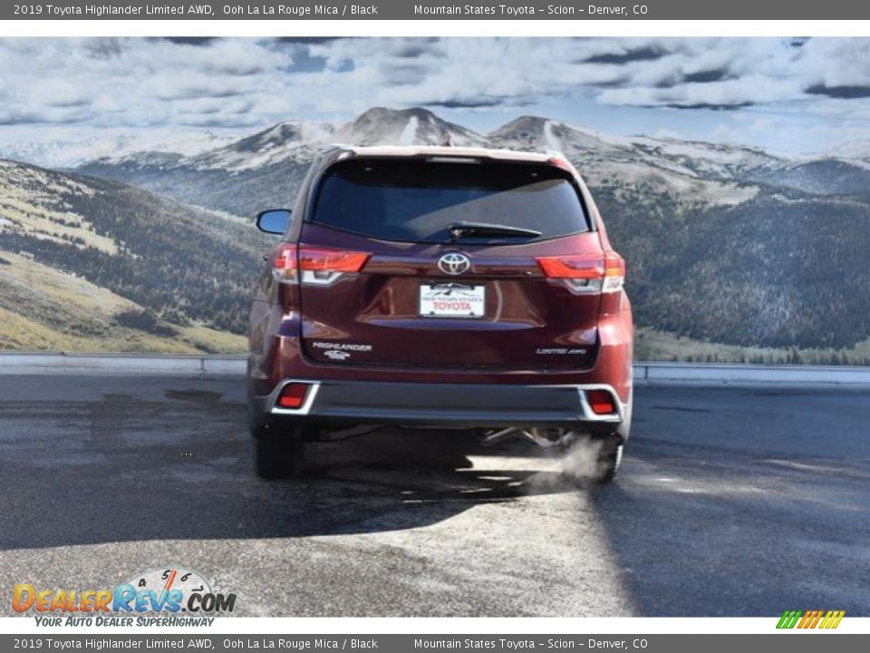 2019 Toyota Highlander Limited AWD Ooh La La Rouge Mica / Black Photo #4