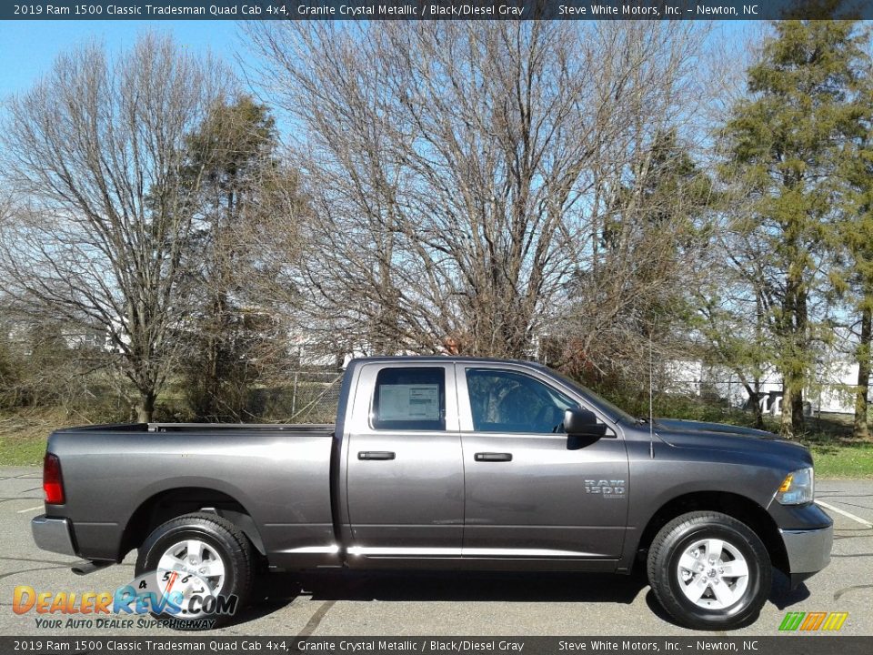 2019 Ram 1500 Classic Tradesman Quad Cab 4x4 Granite Crystal Metallic / Black/Diesel Gray Photo #5
