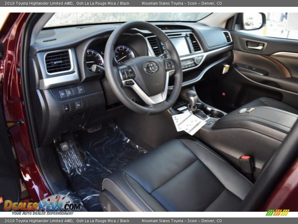 2019 Toyota Highlander Limited AWD Ooh La La Rouge Mica / Black Photo #5
