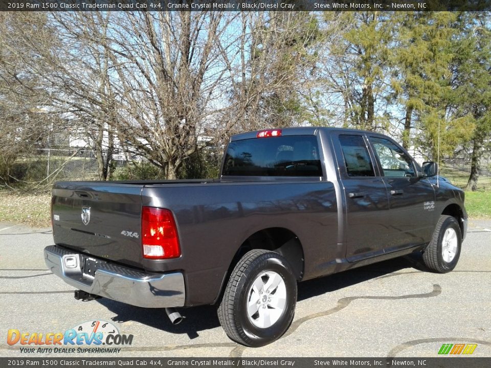 2019 Ram 1500 Classic Tradesman Quad Cab 4x4 Granite Crystal Metallic / Black/Diesel Gray Photo #6
