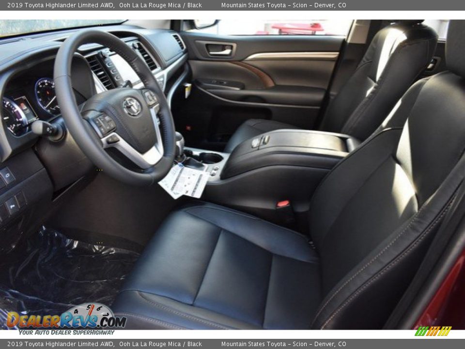 2019 Toyota Highlander Limited AWD Ooh La La Rouge Mica / Black Photo #6