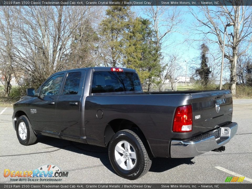 2019 Ram 1500 Classic Tradesman Quad Cab 4x4 Granite Crystal Metallic / Black/Diesel Gray Photo #8