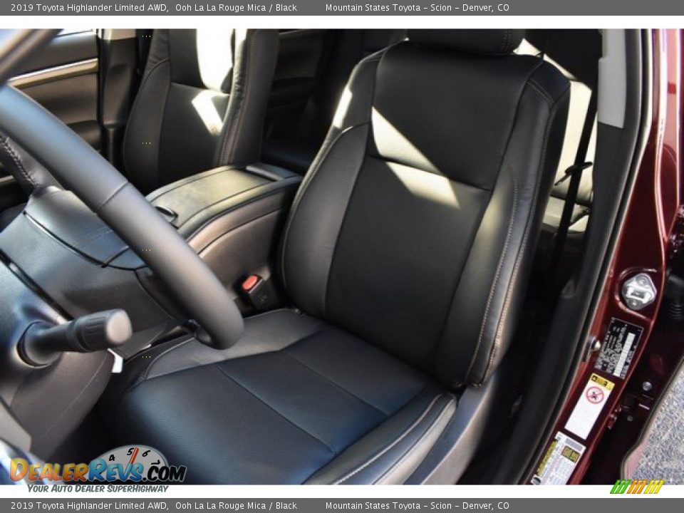 2019 Toyota Highlander Limited AWD Ooh La La Rouge Mica / Black Photo #7