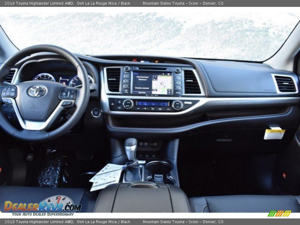 2019 Toyota Highlander Limited AWD Ooh La La Rouge Mica / Black Photo #8