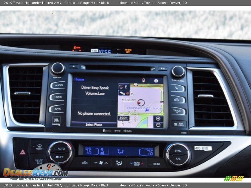 2019 Toyota Highlander Limited AWD Ooh La La Rouge Mica / Black Photo #10