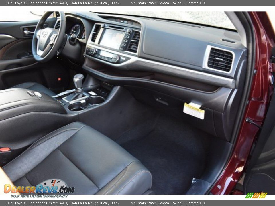 2019 Toyota Highlander Limited AWD Ooh La La Rouge Mica / Black Photo #11