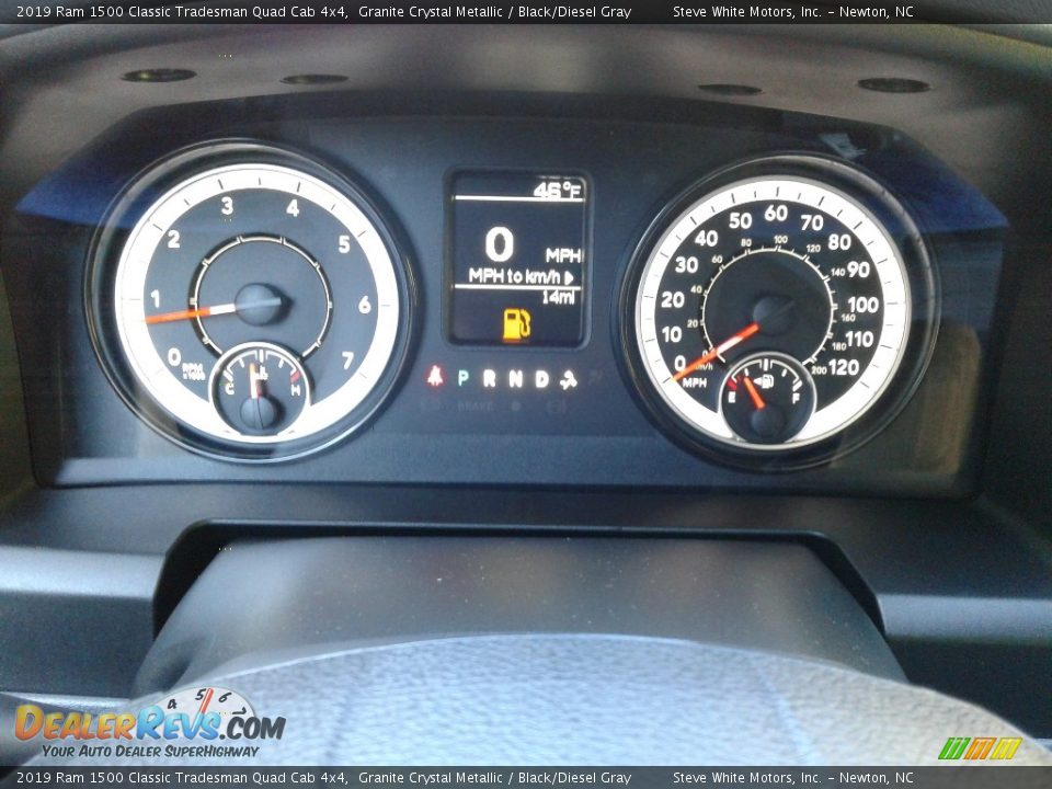 2019 Ram 1500 Classic Tradesman Quad Cab 4x4 Granite Crystal Metallic / Black/Diesel Gray Photo #17