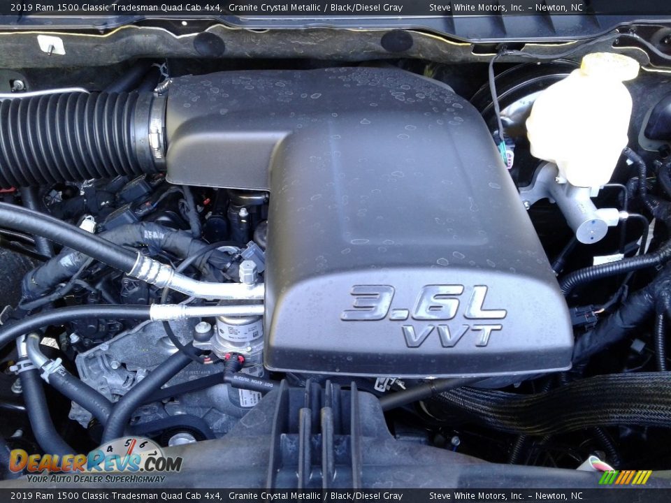 2019 Ram 1500 Classic Tradesman Quad Cab 4x4 Granite Crystal Metallic / Black/Diesel Gray Photo #25