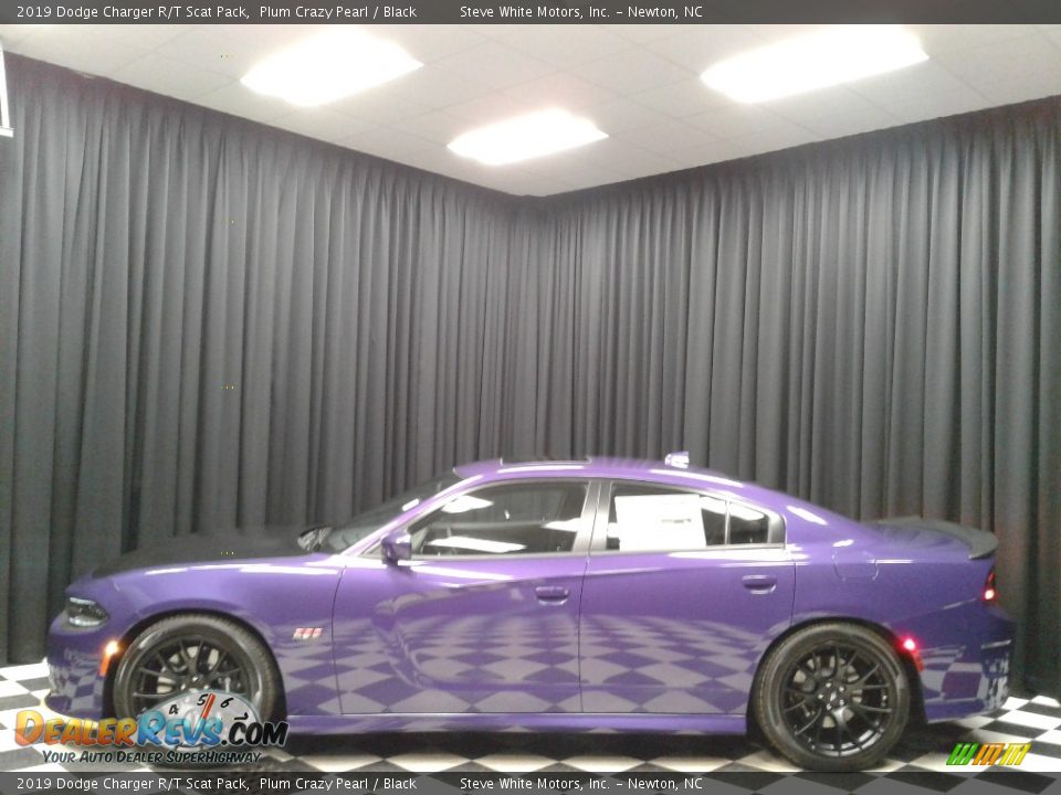 2019 Dodge Charger R/T Scat Pack Plum Crazy Pearl / Black Photo #1