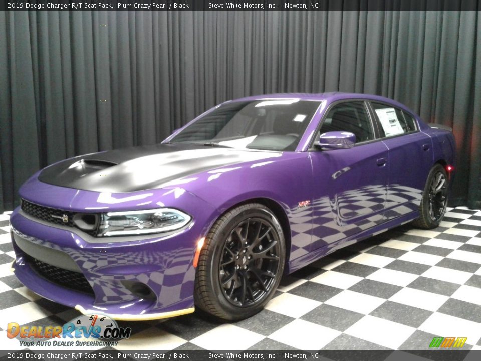 2019 Dodge Charger R/T Scat Pack Plum Crazy Pearl / Black Photo #2