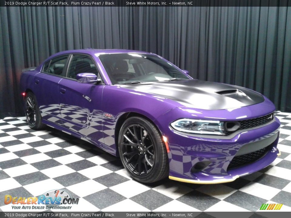 2019 Dodge Charger R/T Scat Pack Plum Crazy Pearl / Black Photo #4