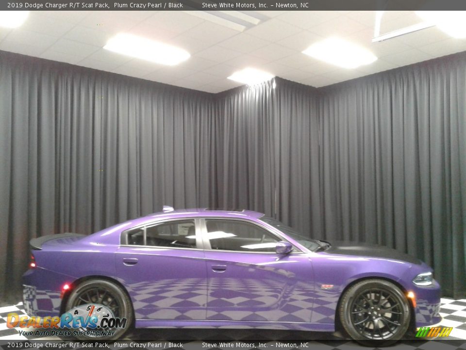 2019 Dodge Charger R/T Scat Pack Plum Crazy Pearl / Black Photo #5