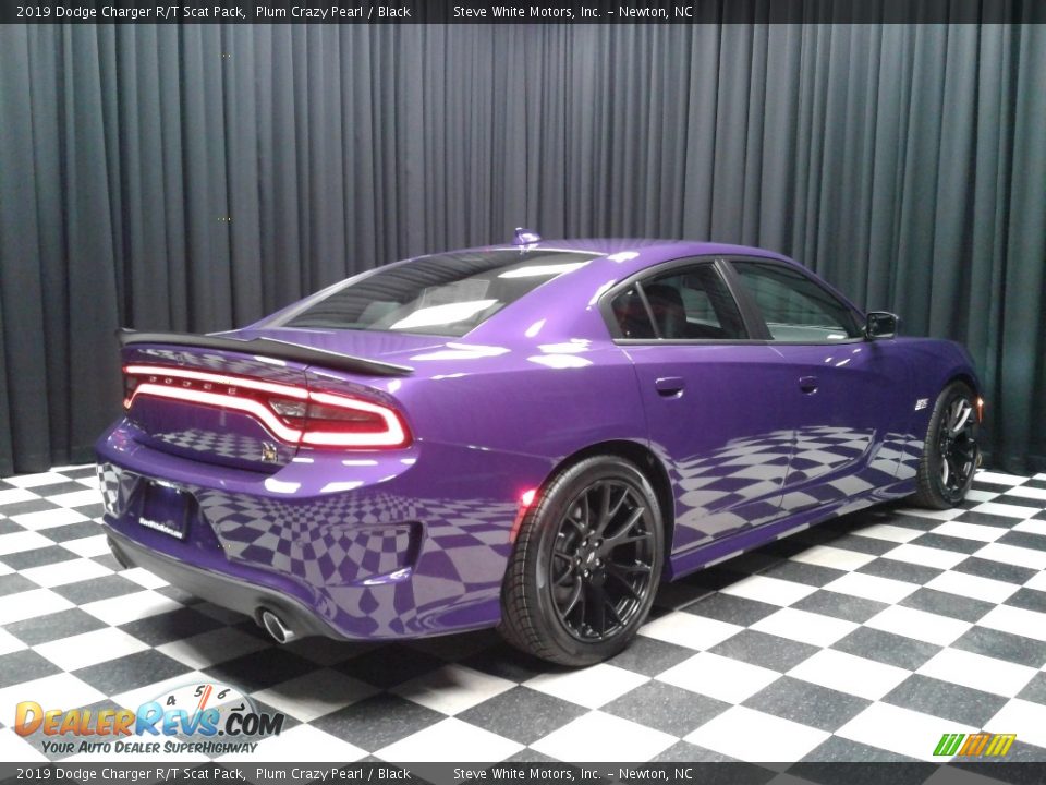 2019 Dodge Charger R/T Scat Pack Plum Crazy Pearl / Black Photo #6