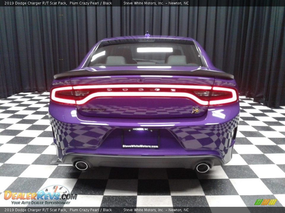 2019 Dodge Charger R/T Scat Pack Plum Crazy Pearl / Black Photo #7