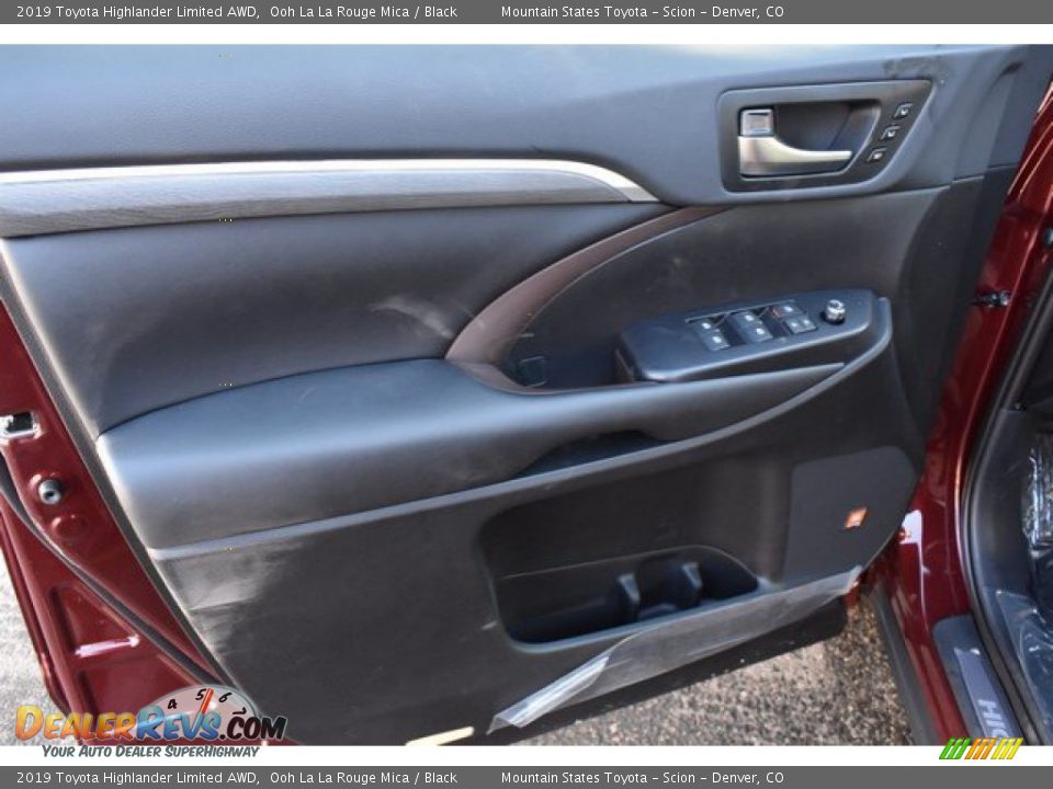 2019 Toyota Highlander Limited AWD Ooh La La Rouge Mica / Black Photo #23