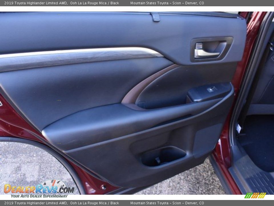 2019 Toyota Highlander Limited AWD Ooh La La Rouge Mica / Black Photo #24