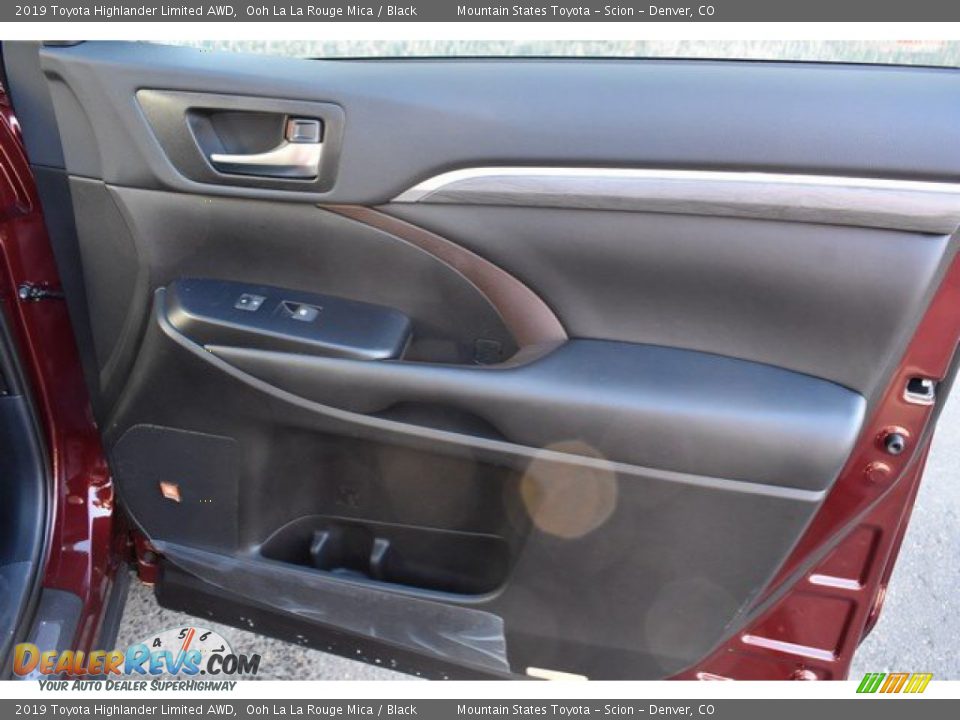 2019 Toyota Highlander Limited AWD Ooh La La Rouge Mica / Black Photo #25