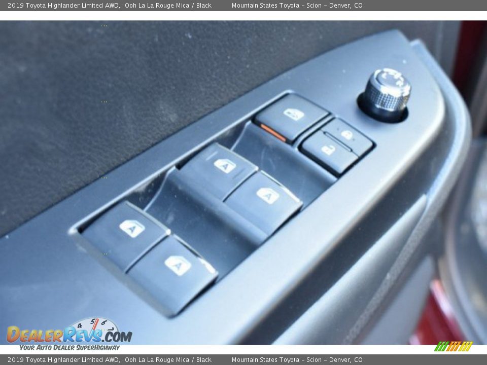 2019 Toyota Highlander Limited AWD Ooh La La Rouge Mica / Black Photo #27