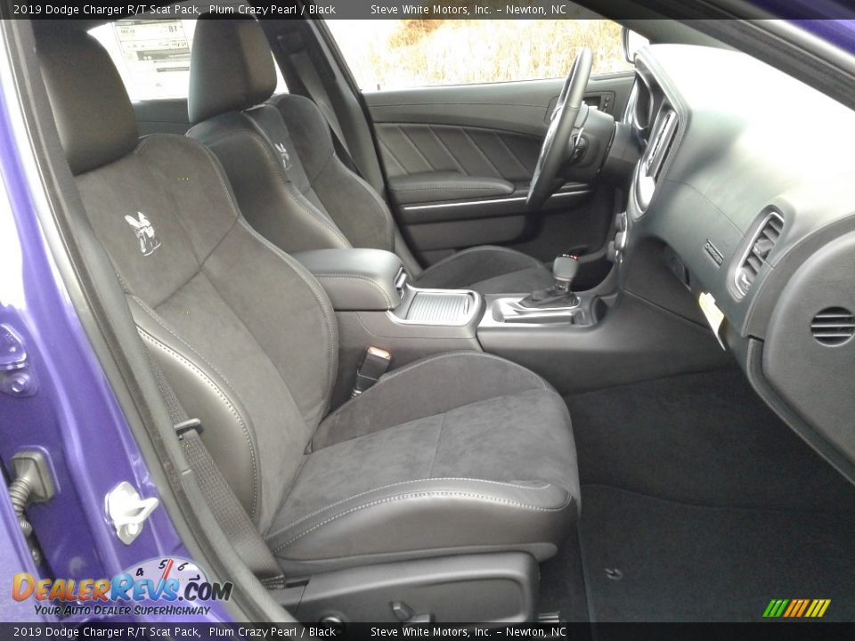 2019 Dodge Charger R/T Scat Pack Plum Crazy Pearl / Black Photo #15