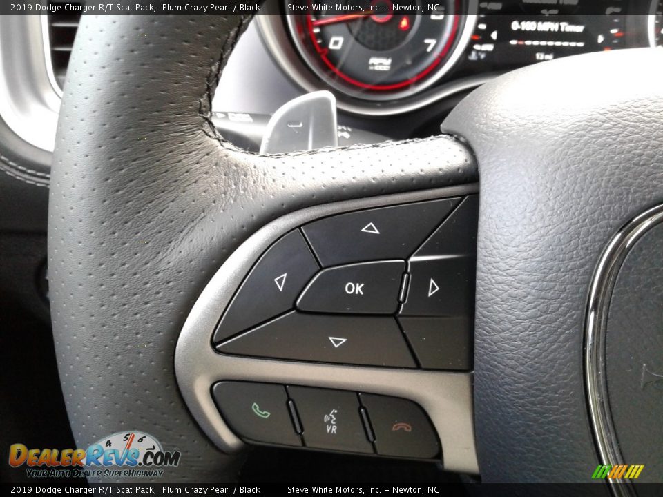 2019 Dodge Charger R/T Scat Pack Plum Crazy Pearl / Black Photo #17