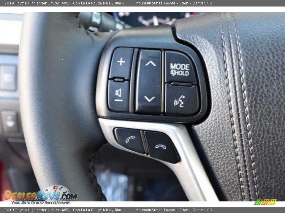 2019 Toyota Highlander Limited AWD Ooh La La Rouge Mica / Black Photo #30