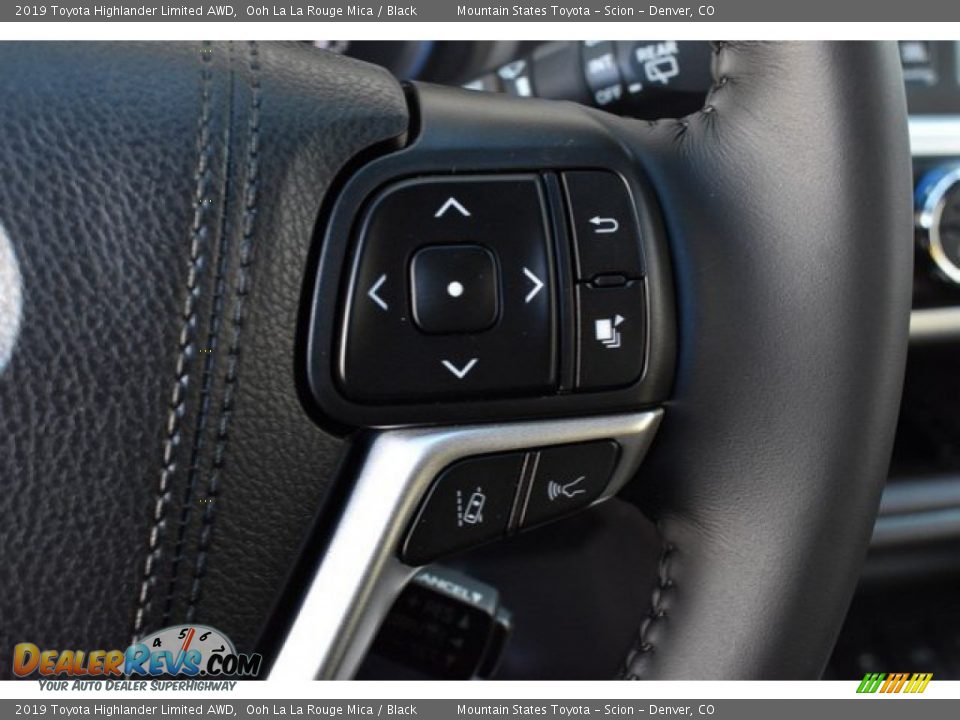2019 Toyota Highlander Limited AWD Ooh La La Rouge Mica / Black Photo #31