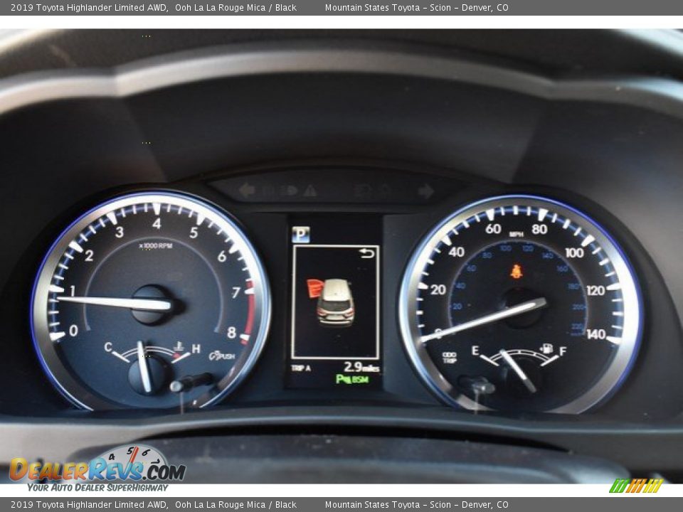 2019 Toyota Highlander Limited AWD Ooh La La Rouge Mica / Black Photo #32