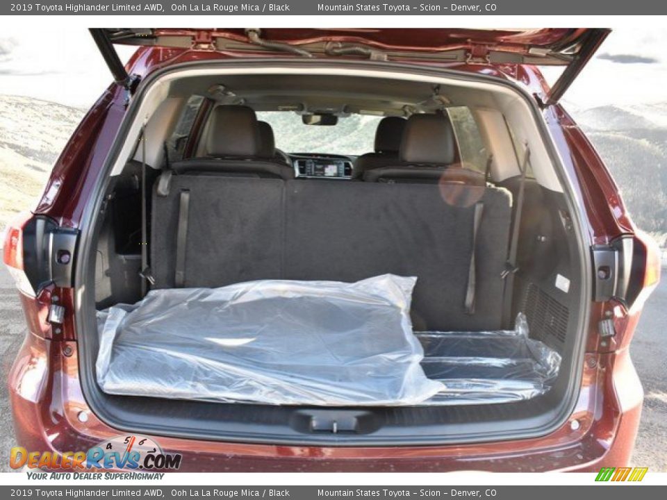2019 Toyota Highlander Limited AWD Ooh La La Rouge Mica / Black Photo #34