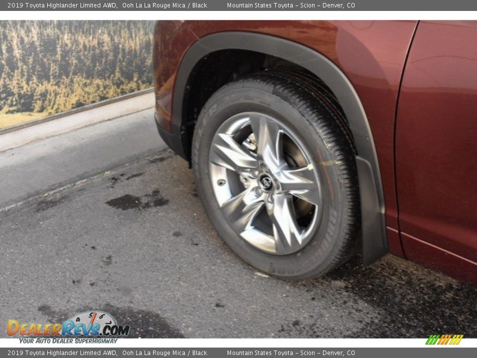 2019 Toyota Highlander Limited AWD Ooh La La Rouge Mica / Black Photo #36
