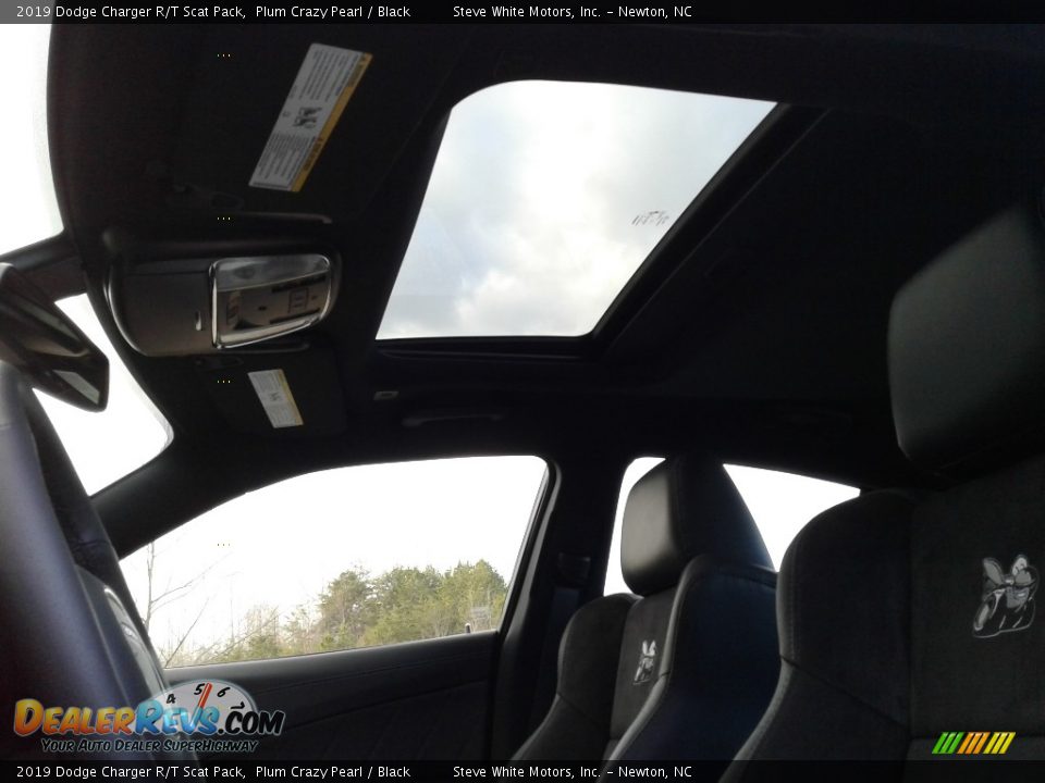 2019 Dodge Charger R/T Scat Pack Plum Crazy Pearl / Black Photo #34