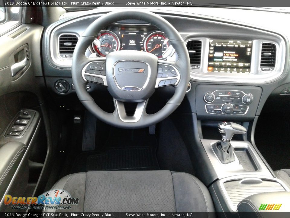 2019 Dodge Charger R/T Scat Pack Plum Crazy Pearl / Black Photo #35